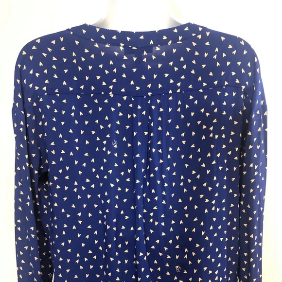 Women’s Juicy Couture Blue Printed Blouse Size XS - Picture 6 of 8